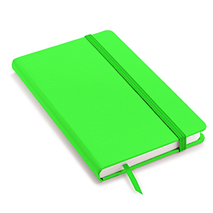 NOTYSOFT-M FLU - Quaderno A5 con copertina soft touch e elastico