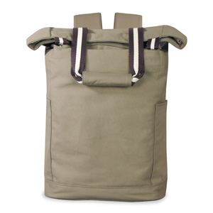 NOMAD - Zaino rolltop in cotone con porta pc