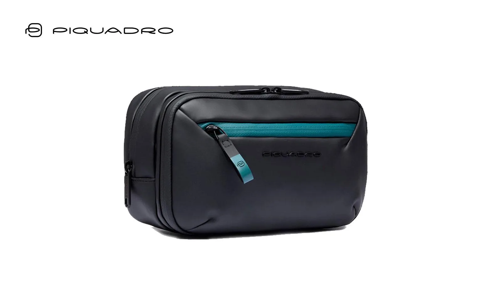 Beauty Case In Tessuto Gommato - Piquadro