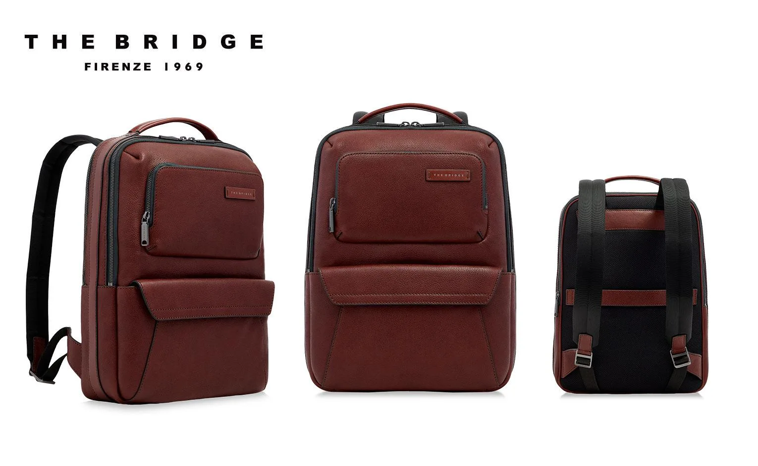 Zaino In Pelle Porta Computer The Bridge