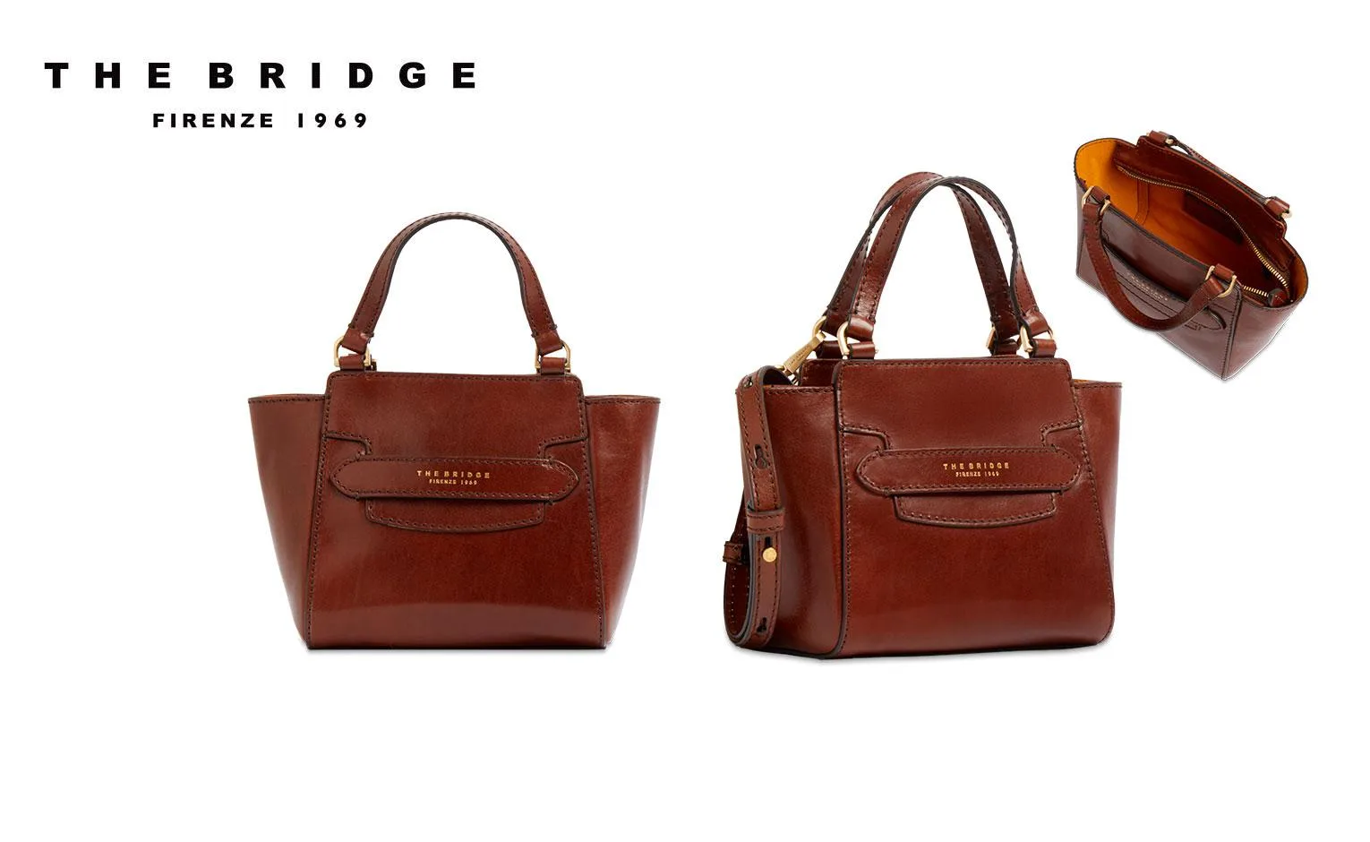 Borsa Donna In Pelle Con Tracolla The Bridge