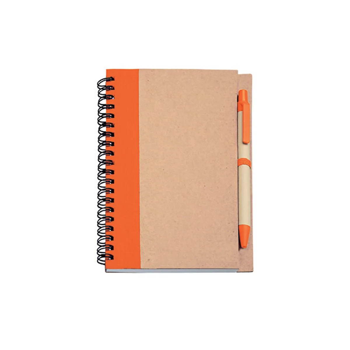 Block Notes Spiralato "Eco Paper" Con Penna