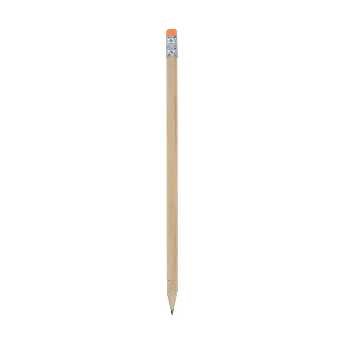 Matita In Legno Naturale Con Gomma Colorata