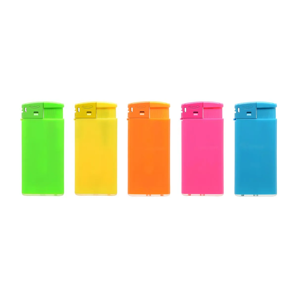 Accendino In Plastica Ricaricabile In Colori Neon Assortiti