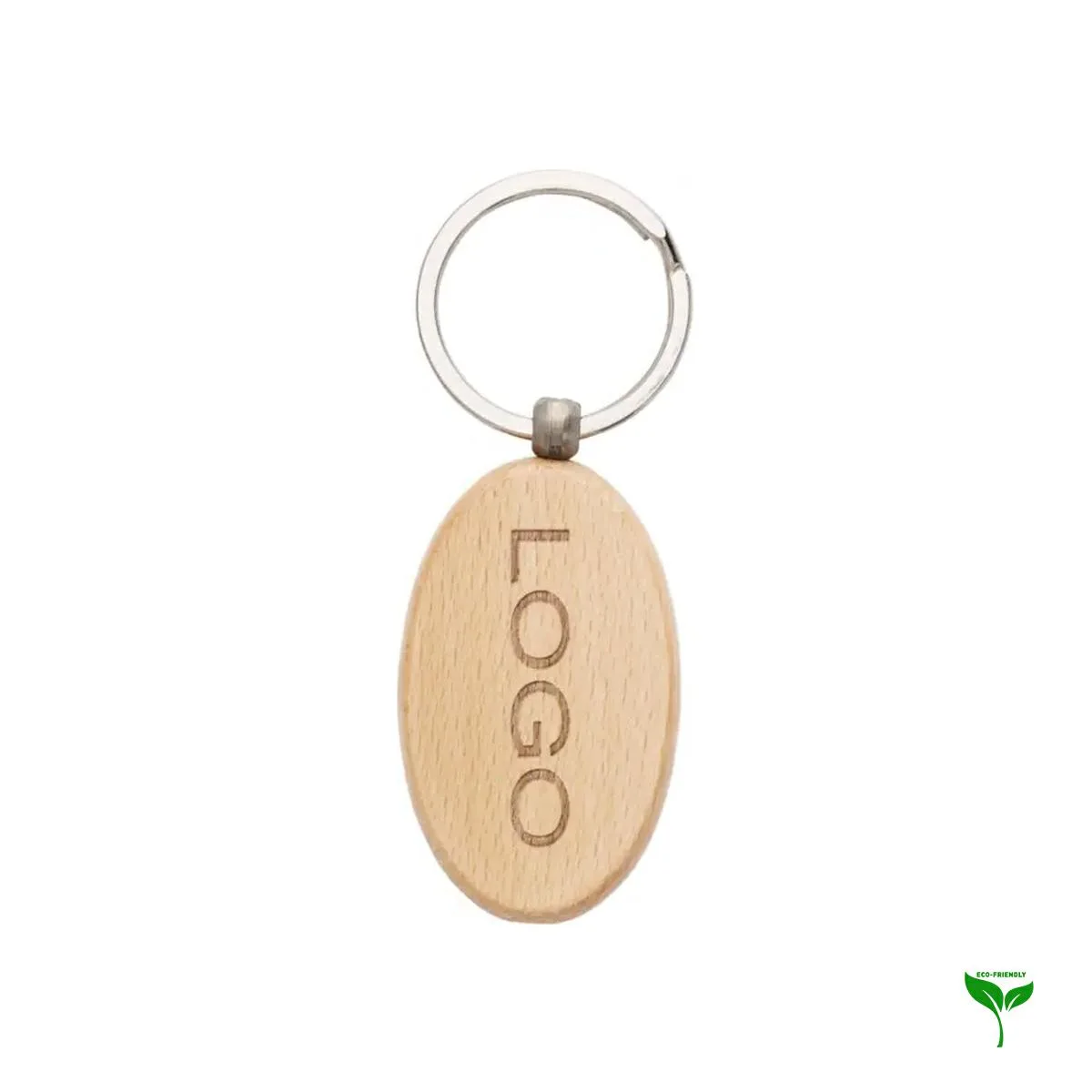 Portachiavi In Legno Ovale