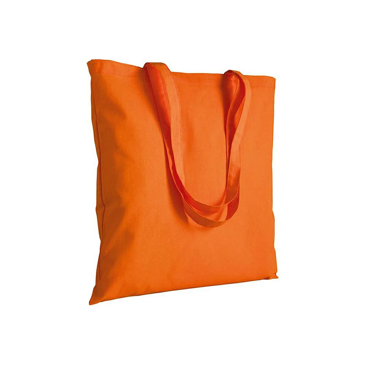 Borsa Shopping In Cotone Manici Lunghi