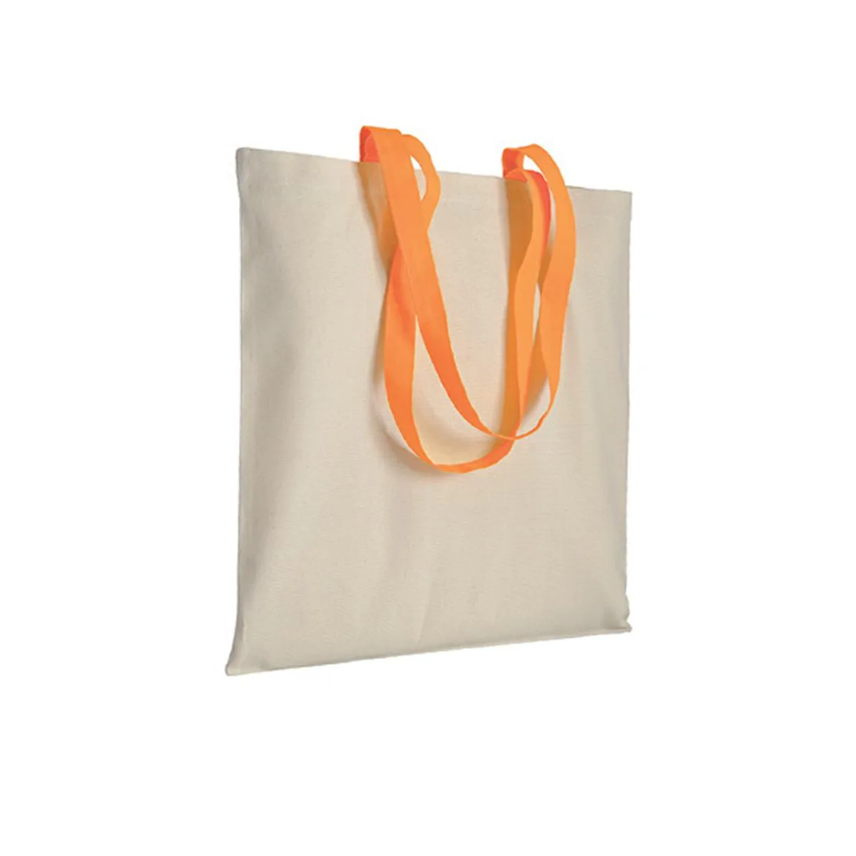 Borsa Shopping In Cotone 135 Gr Manici Lunghi