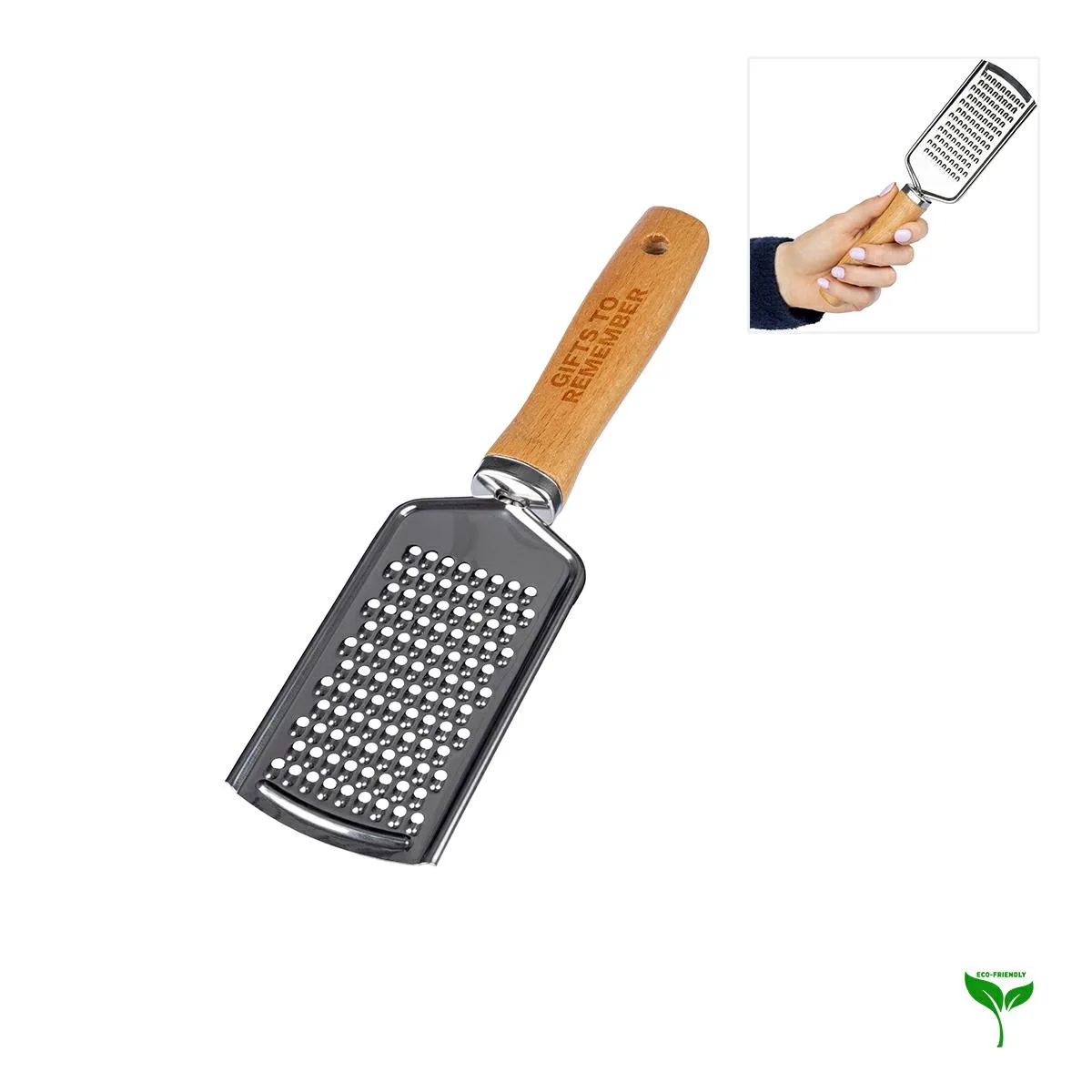 Grattugia In Legno E Acciaio Inox