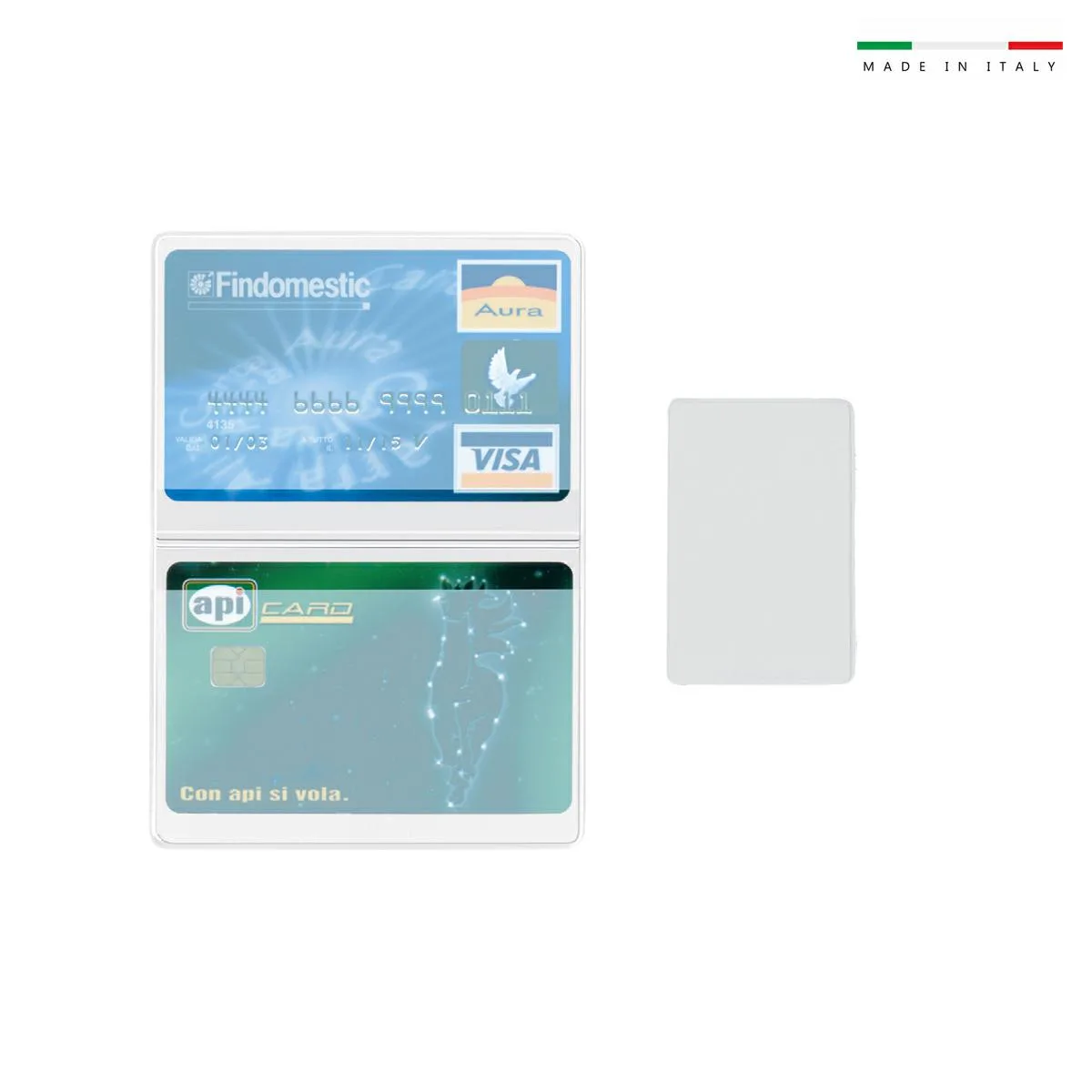 Portacard 2 Ante Inpvc Made In Italy