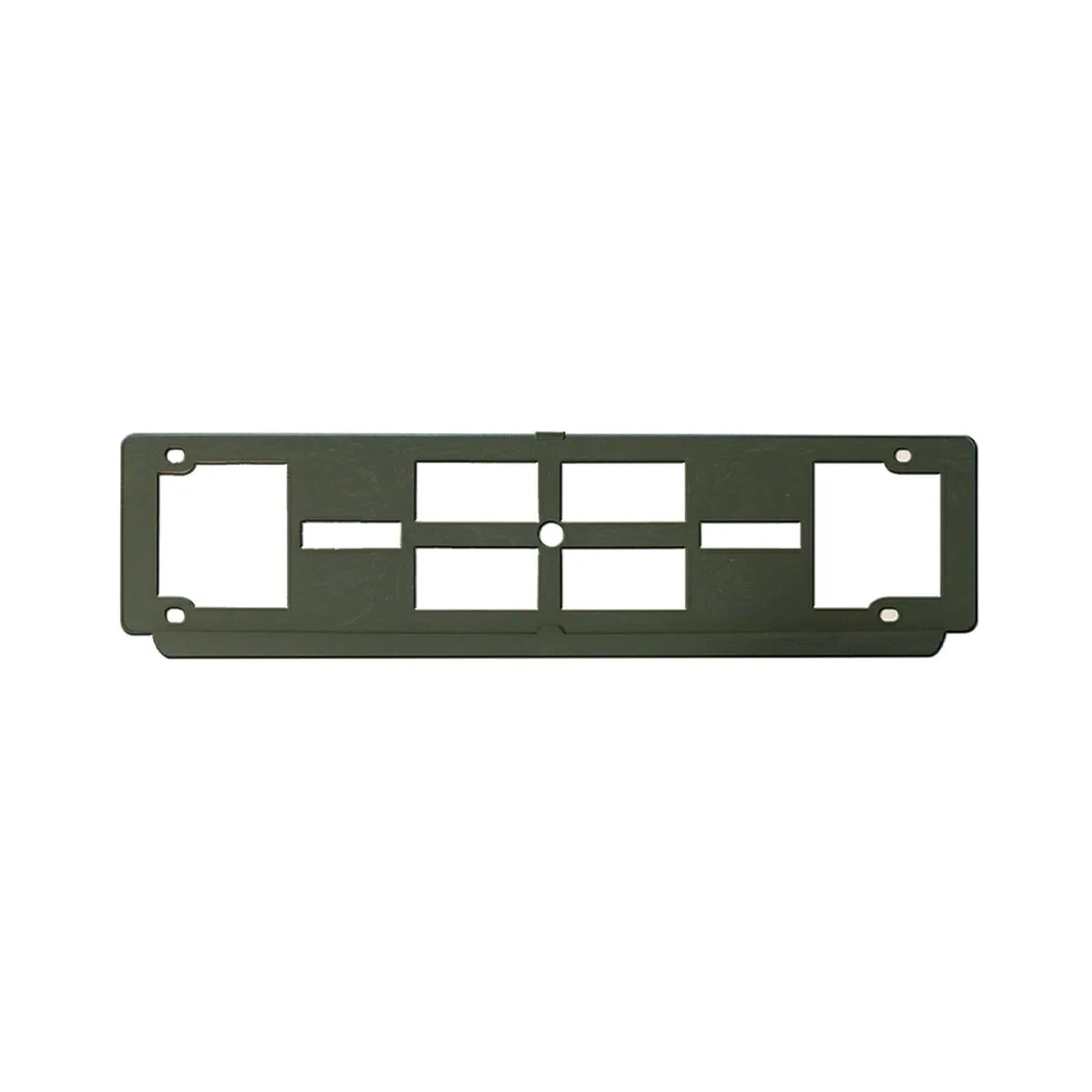 Porta Targa Auto Posteriore In Abs Nero