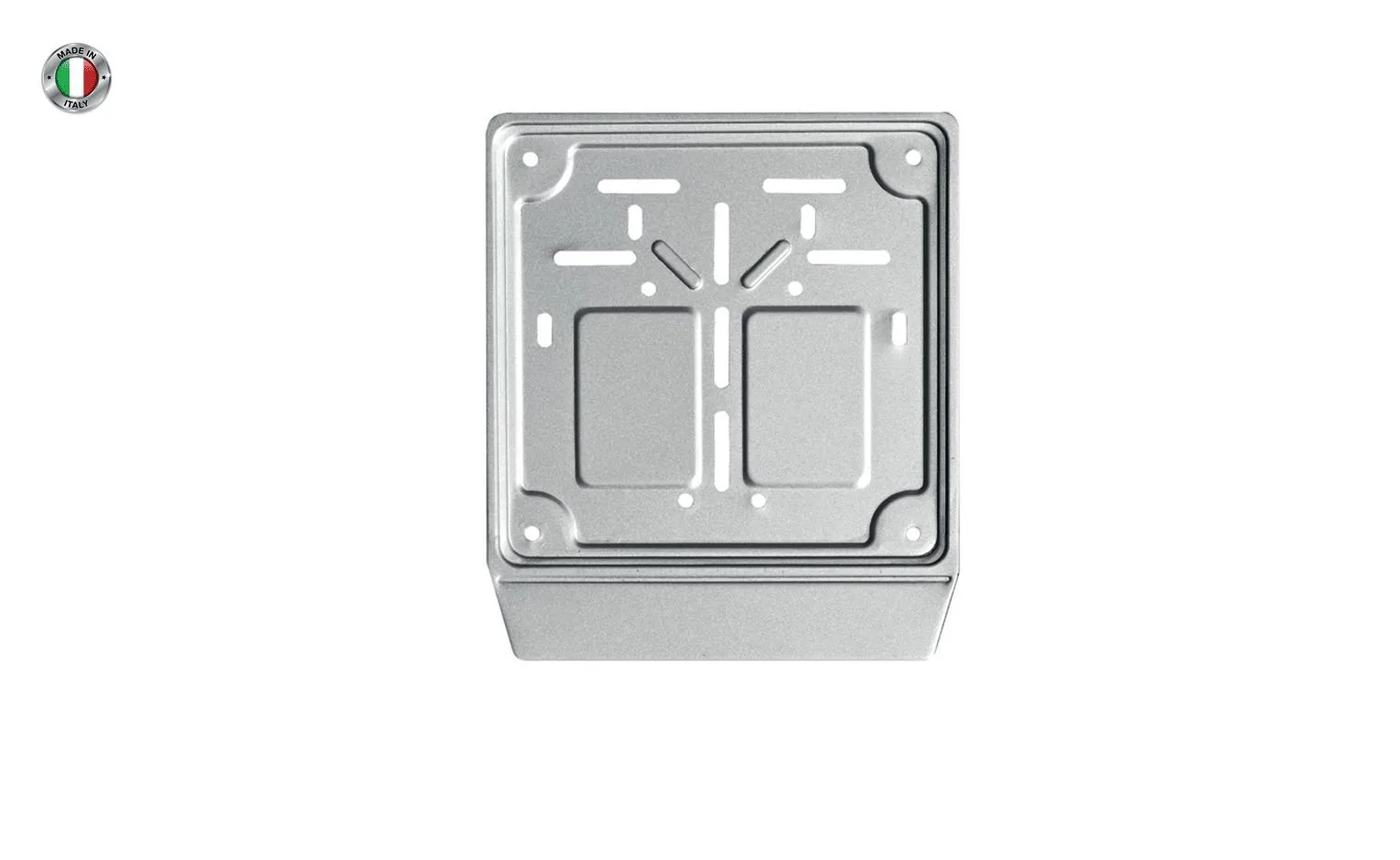 Porta Targa Moto Inmetallo Grigio