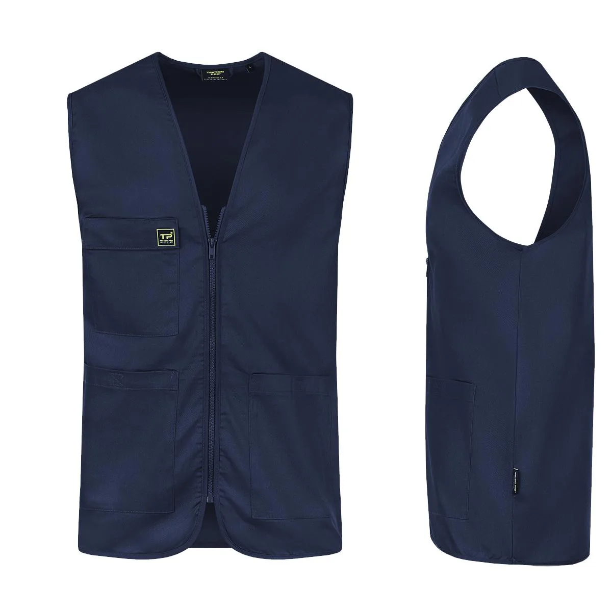 Gilet Estivo Multitasche Con Zip
