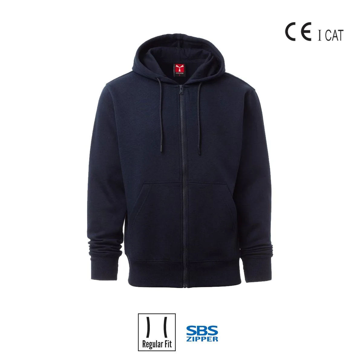 Pontiac Felpa Uomo Zip Intera Garzata 260G Payper