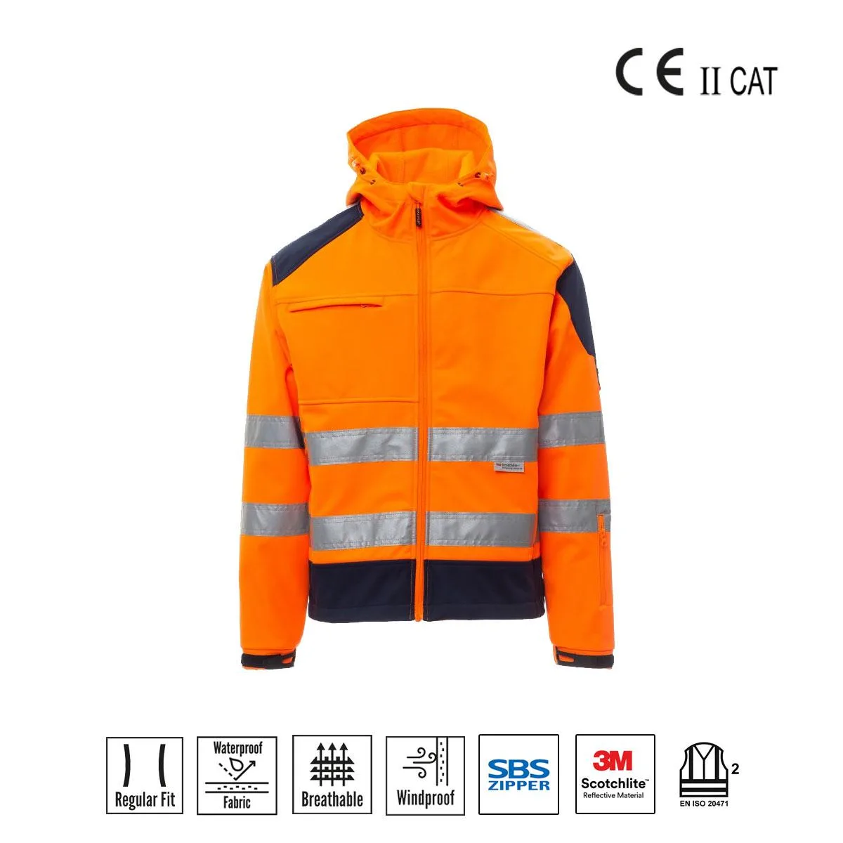 Shine 2.0 Soft Shell Alta Visibilità Payper
