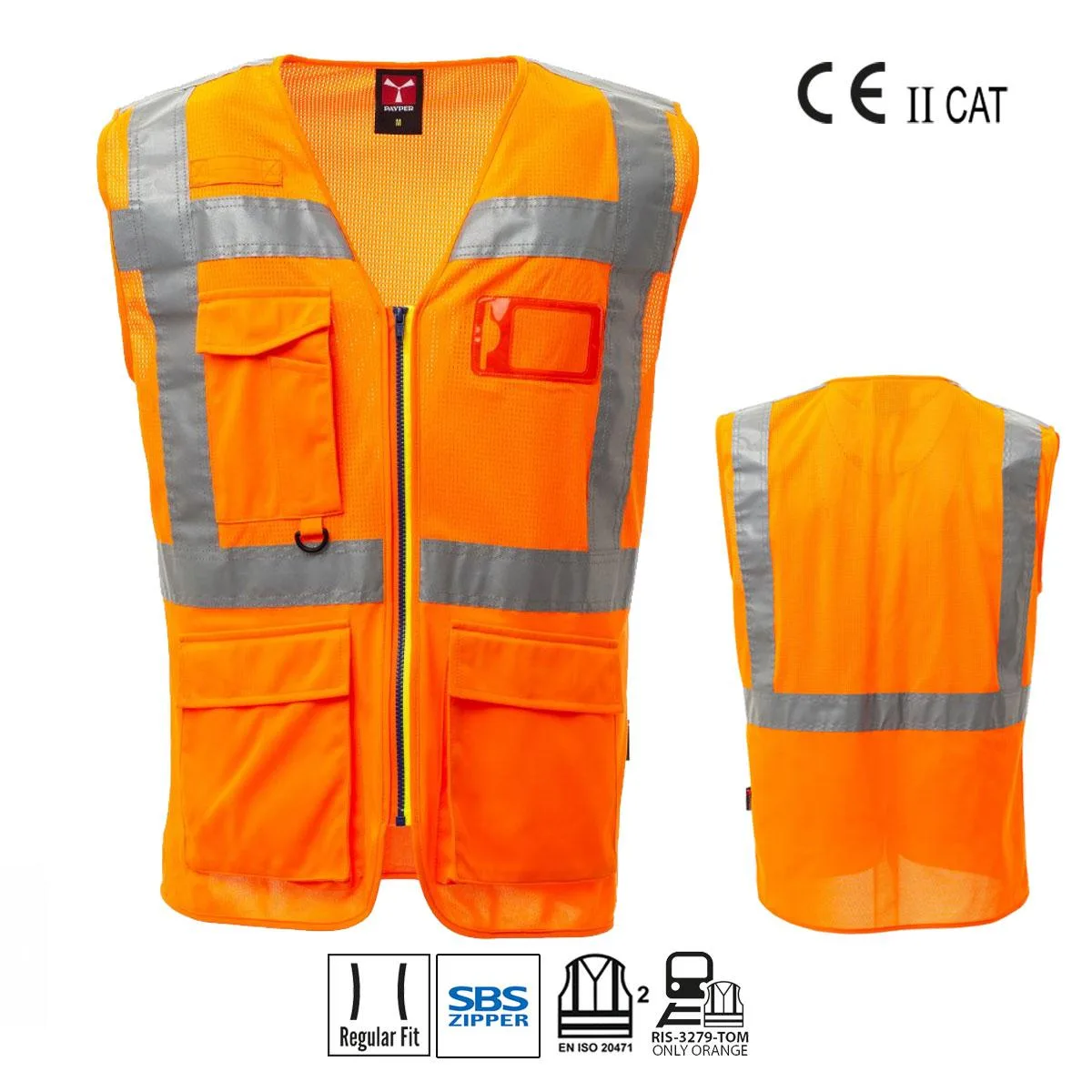 Extra Mesh Gilet Alta Visibilità Traspirante Payper