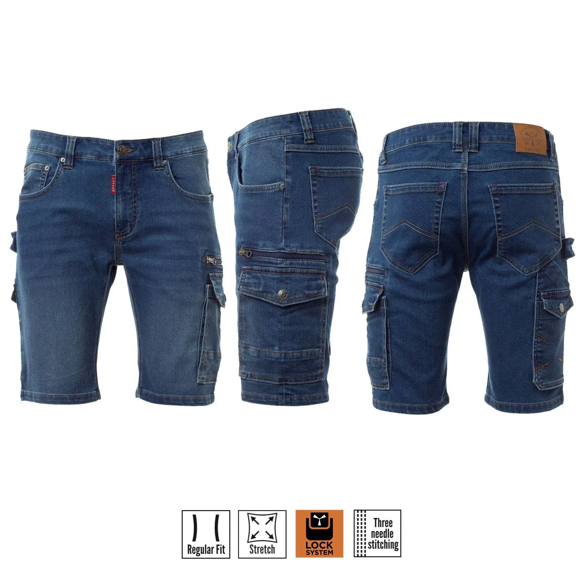 West Shorts Bermudamultitasche Da Uomo 5 Tasche Payper