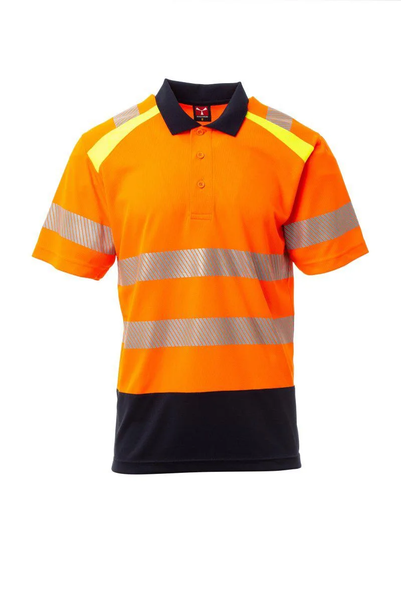Lane Polo M/C Bicolore Alta Visibilità Payper