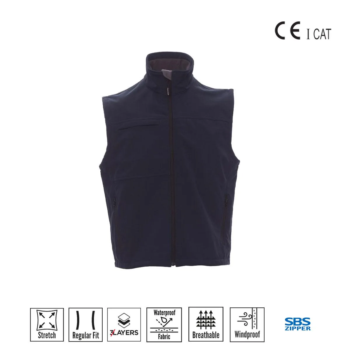 Bering Gilet Ergonomico Con Zip Inter Payper