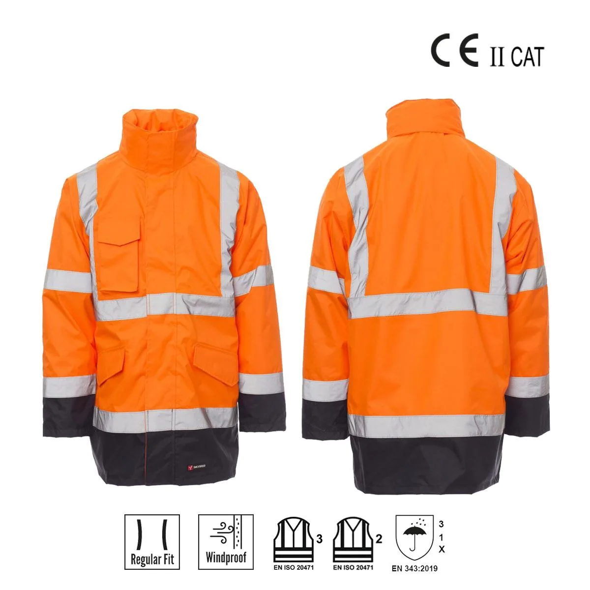 Dockyard Parka Triplo Uso Alta Visibilita' Payper