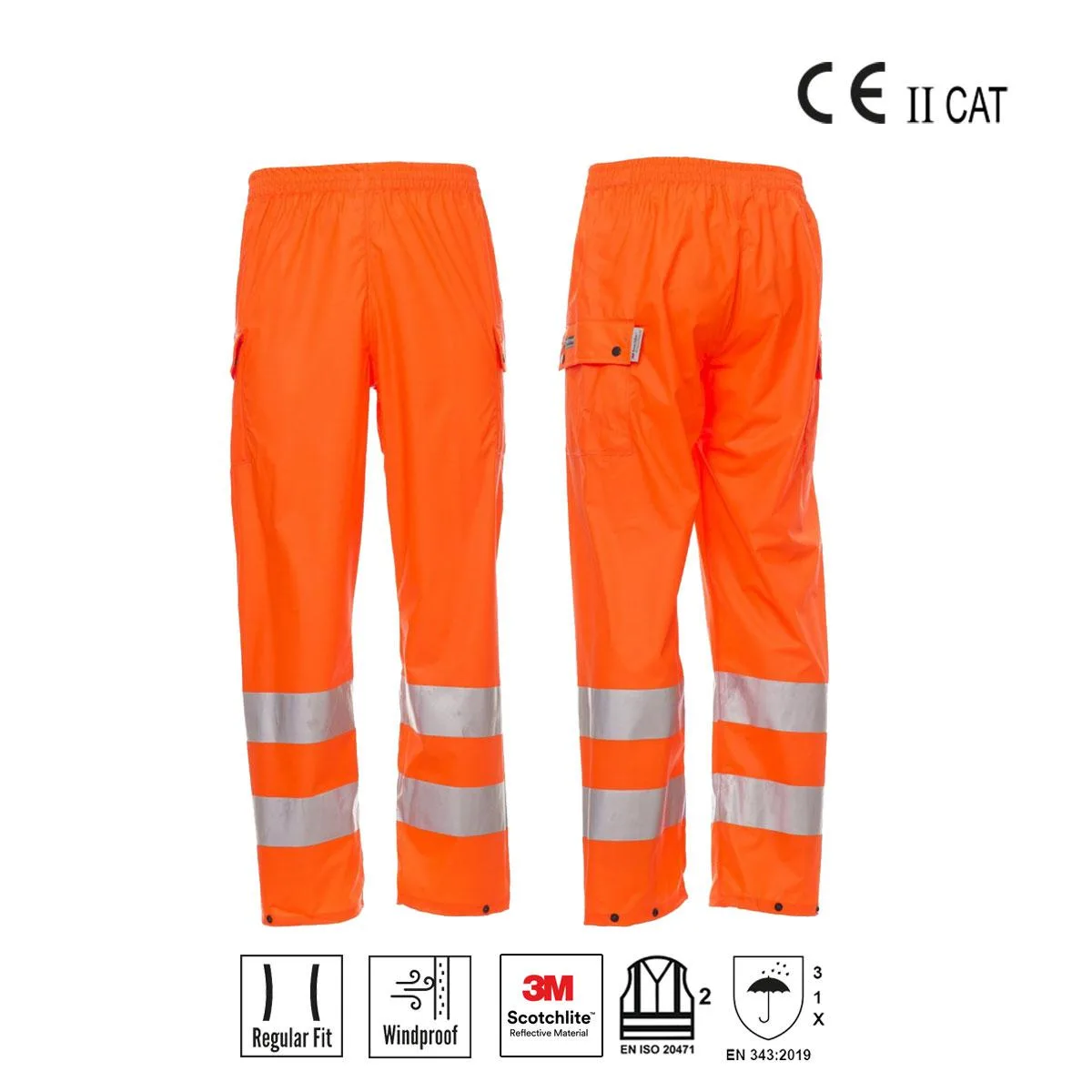 River-Pants Pantalone Antipioggia Alta Visibilità Payper