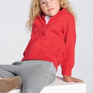 FELPA BAMBINO ZIP INTERA LEGGERA