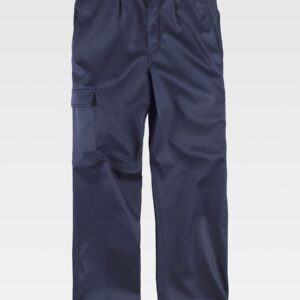 PANTALONE DA LAVORO MULTITASCHE CON FODERA IN PILE