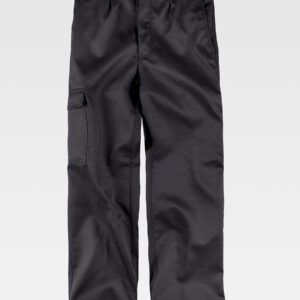 PANTALONE DA LAVORO MULTITASCHE CON FODERA IN PILE