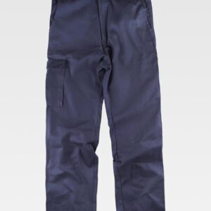 PANTALONE DA LAVORO MULTITASCHE IN COTONE