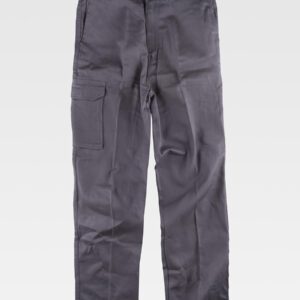 PANTALONE DA LAVORO MULTITASCHE IN COTONE