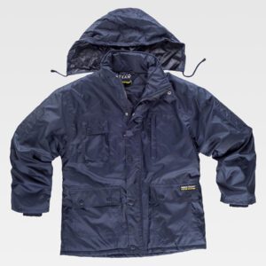 PARKA IMBOTTITO CON CAPPUCCIO TESSUTO OXFORD