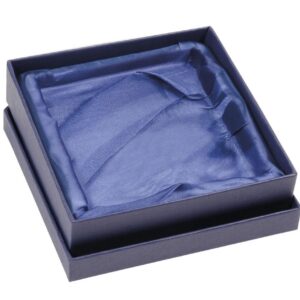 SCATOLA BLU FONDO E COPERCHIO 120x120x30