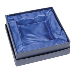 SCATOLA BLU RASO BLU 160X160X40 MM