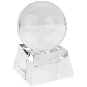 SFERA CON BASE IN VETRO d. mm80