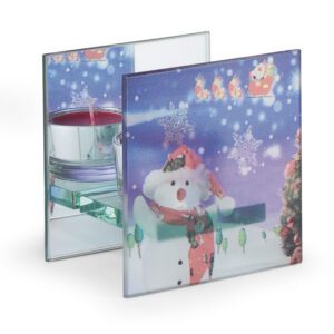 PORTACANDELA CHRISTMAS – 90 x 90 mm