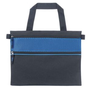 BORSA PORTADOCUMENTI NERA PART. BLU
