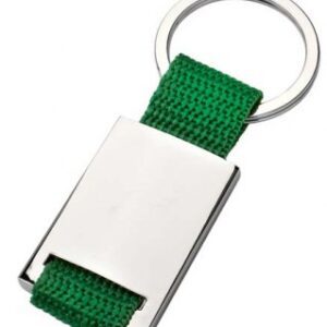 PORTACHIAVI SATINATO – TESSUTO VERDE