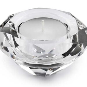 PORTACANDELA CRYSTAL ROUND – d=75mm