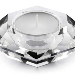 PORTACANDELA CRYSTAL ESAGONAL – d=75mm
