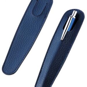 BUSTINA IN PELLE BLU