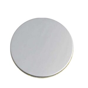 PIASTRINA TONDA CROMATA – d=30 mm