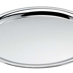 VASSOIO OVALE CROMATO – 220×287 mm