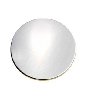 PIASTRINA TONDA CROMATA – d=27 mm