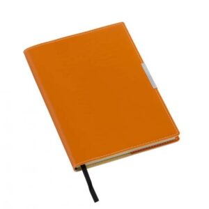 NOTEBOOK ARANCIO CON PIASTRINA/80 sheets