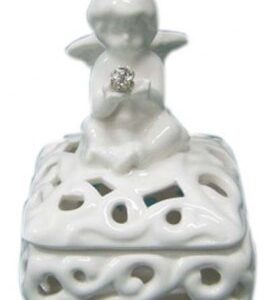 SCATOLA QUADRATA PORCELLANA OUTLET