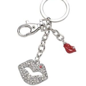 PORTACHIAVI LABBRA STRASS-NO BOX OUTLET
