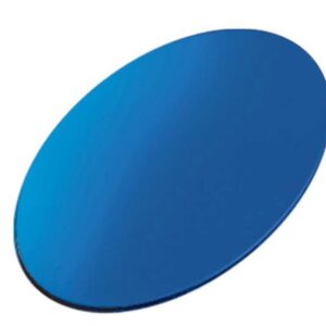 PIASTRINA OVALE BLU – 22×34 mm