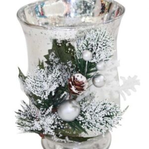 CANDELA BICCHIERE SILVER – h=167 mm