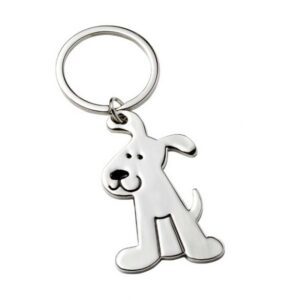 PORTACHIAVI METALLO LUCIDO CANE