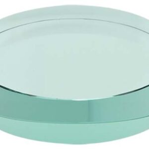 FERMACARTE IN VETRO VERDE diam mm80 h12