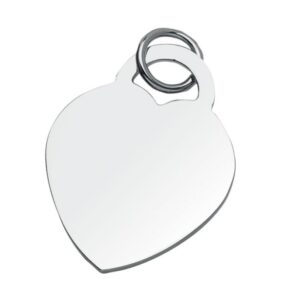 PIASTRINA CHARMS CUORE – 27×35 mm